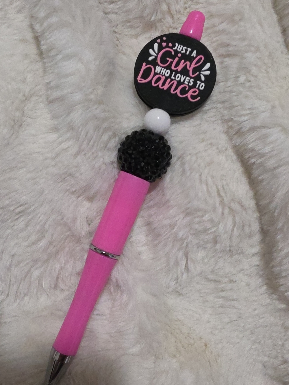Pink 'Just a Girl Who Loves to Dance Pen